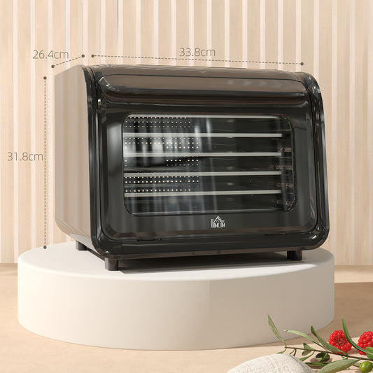 HOMCOM 35-70Β°C Six-Tray Food Dehydrator - Black