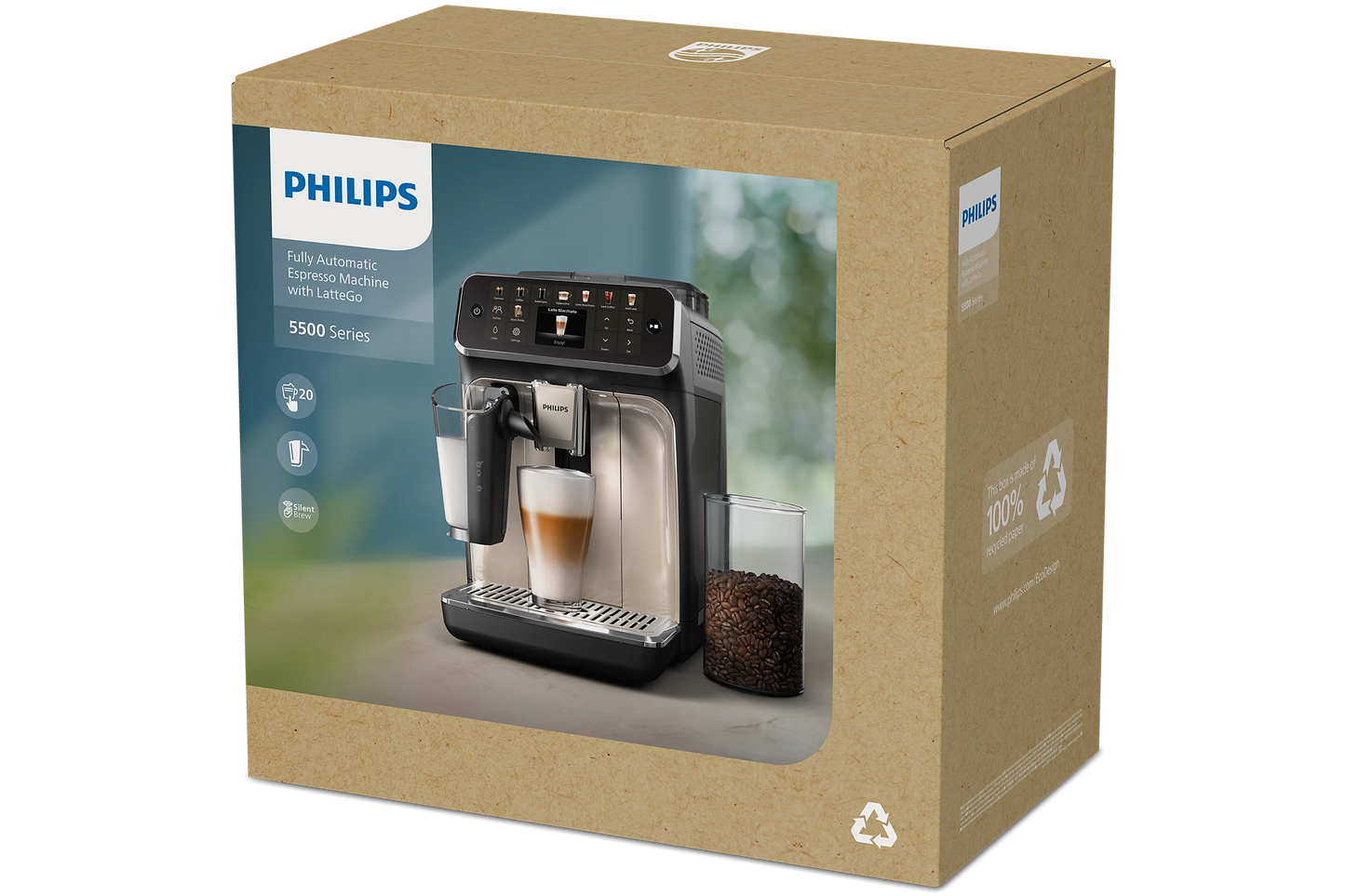 Philips 5500 Series LatteGo EP5547/90 Fully Automatic Espresso Machine image 5