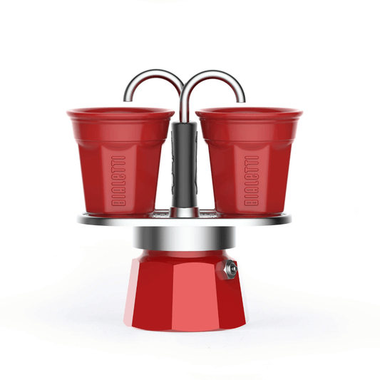 Bialetti Mini Express 'R' Double Serve (2 Cups & 2 Cup Coffee Maker) - Tiny Lux