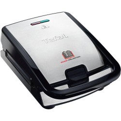 Tefal Snack Collection SW852D Sandwichmaker 700 W Schwarz, Edelstahl
