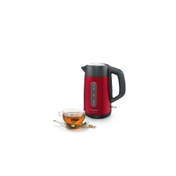 Bosch TWK4P434 electric kettle 1.7 L 2400 W Black, Red