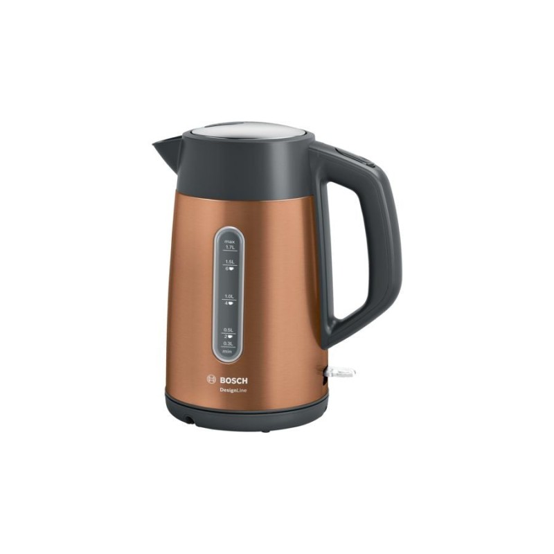 Bosch TWK4P439 elkedel 1.7 L 2400 W Sort, Guld