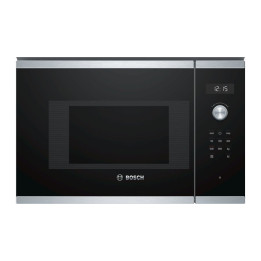 Bosch Serie 6 BFL524MS0 microwave Black, Stainless steel Solo