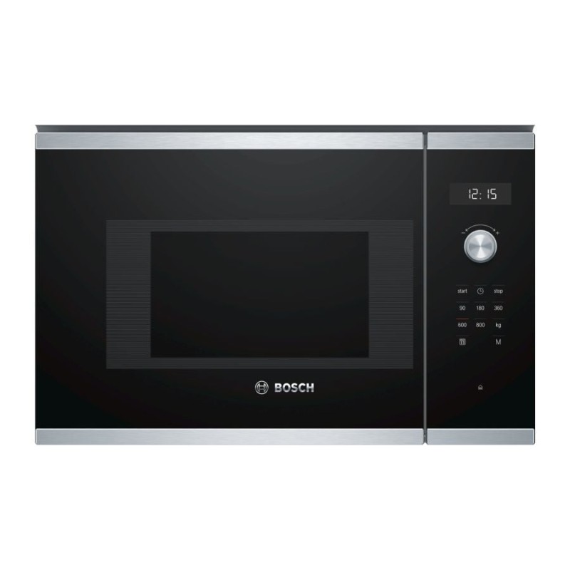 Bosch Serie 6 BFL524MS0 mikrobølgeovn svart, rustfritt stål Solo