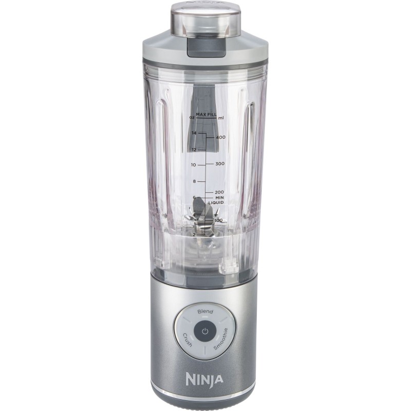 Ninja BC251EUSL 0.57 L Batidora portátil Plata, Transparente