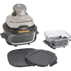 Ninja CRISPi Singolo 3.8 L 1700 W Friggitrice ad aria Grigio, Colore pietra,