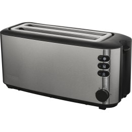 Severin AT 2509 Automatic Long Slot Toaster 4 Slice Brushed Stainless