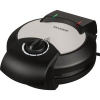 Severin WA 2103 1200W vaffeljern / -apparat - børstet rustfrit stål -
