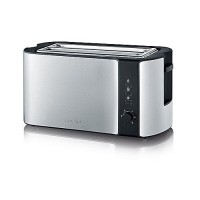 Severin AT 2590 toaster 2 slice(s) 1400 W Black, Silver - Severin AT