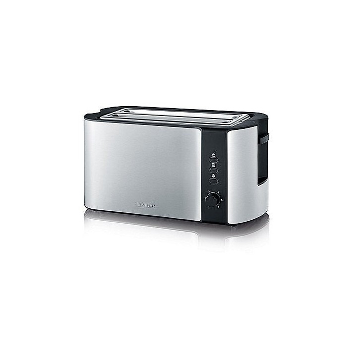 Severin AT 2590 toaster 2 slice(s) 1400 W Black, Silver - Severin AT