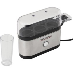 Gastroback Design Mini 3 œuf(s) 350 W Noir, Acier inoxydable -