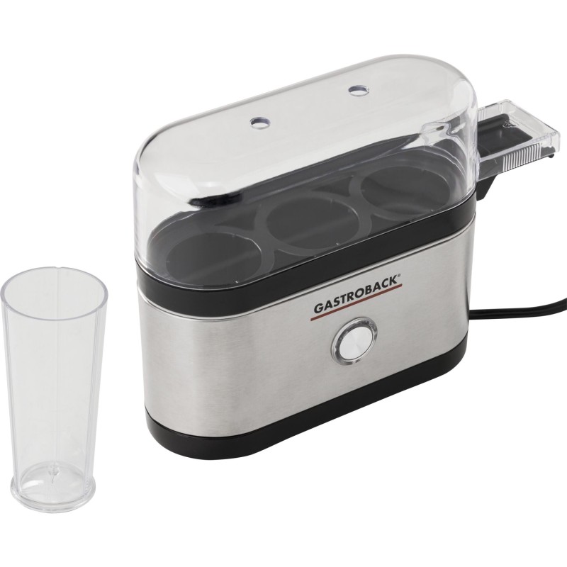 Gastroback Design Mini 3 ägg) 350 W Svart, Rostfritt stål -