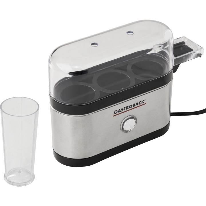 Gastroback Design Mini 3 egg(s) 350 W Black, Stainless steel -