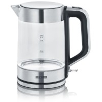 Severin WK 3420 waterkoker 1.7 L 2200 W Zwart, RVS,