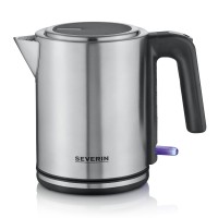 Severin WK 3489 electric kettle 1 L 2400 W Black, Silver - Severin WK