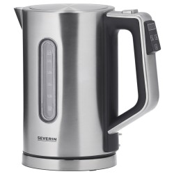 Severin 3418000 bouilloire électrique 1.7 L 3000 W Noir, Acier inoxydable -