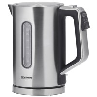 Severin 3418000 bouilloire électrique 1.7 L 3000 W Noir, Acier inoxydable -