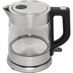 Severin WK 3468 bollitore elettrico 1 L 2200 Nero, Acciaio inossidabile,