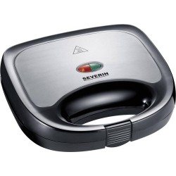Severin SA 2969 sandwich maker 600 W Sort, rustfrit stål - Severin
