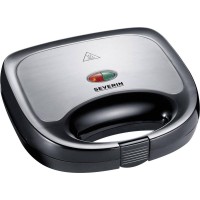 Severin SA 2969 voileipägrilli 600 W Musta, ruostumaton teräs - Severin