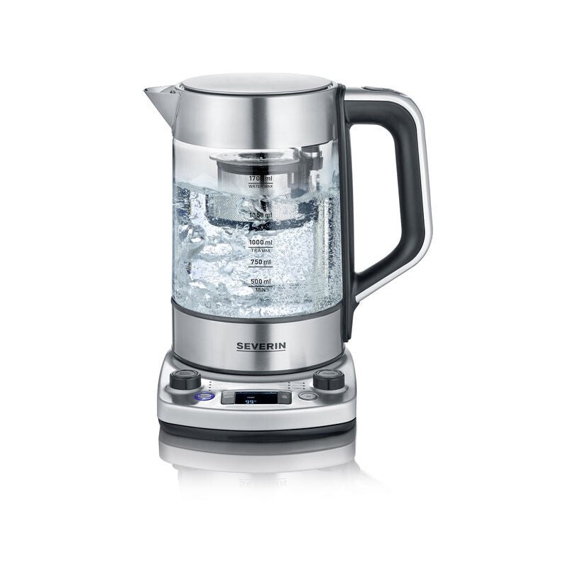 Severin WK 3422 vattenkokare 1.7 L 3000 W Rostfritt stål -