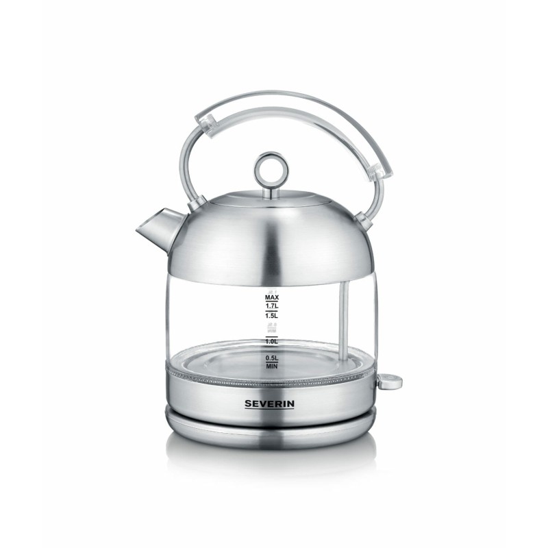 Severin WK 3459 elektrisk vannkoker 1.7 L 2400 W Rustfritt stål -