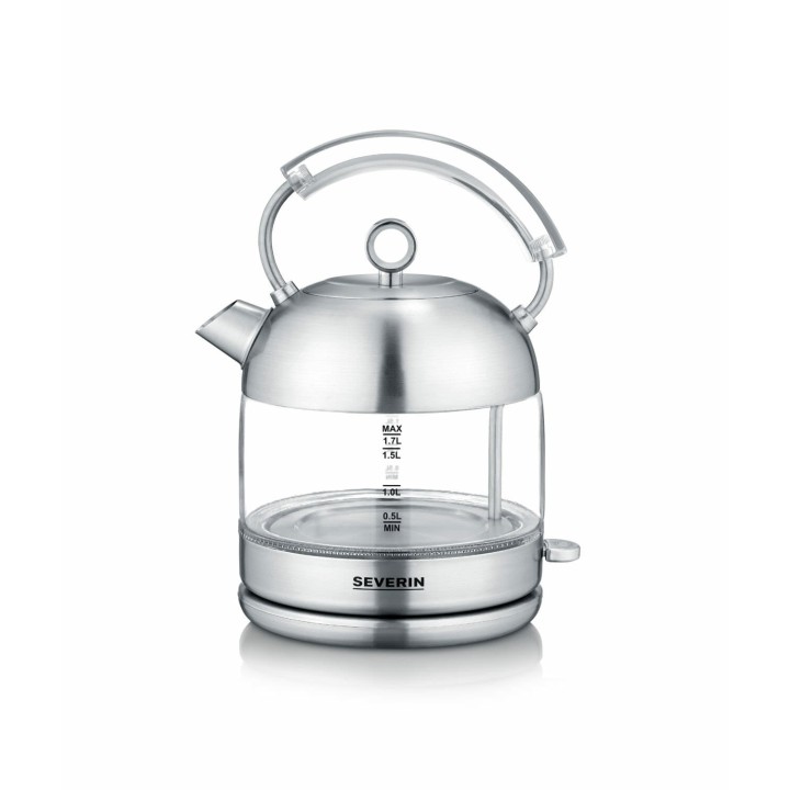 Severin WK 3459 electric kettle 1.7 L 2400 W Stainless steel -