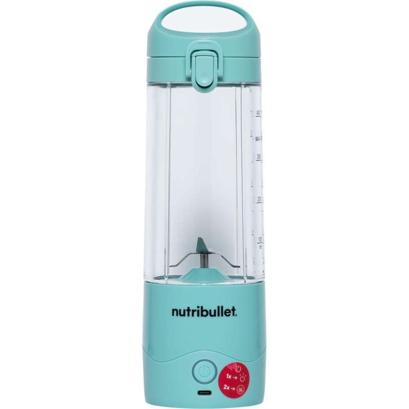 NutriBullet bærbar 0.475 L sportsblender blå - NutriBullet