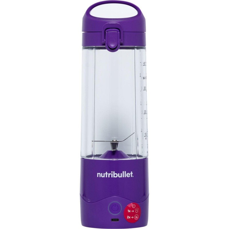 NutriBullet Portable 0.475 L Bærbar blender Lilla - NutriBullet