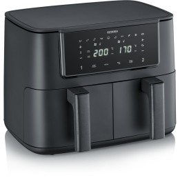Severin FR 2463 Double 8 L Stand-alone 2600 W Hot air fryer Black -