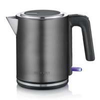 Severin WK 9342 elkedel 1 L 2400 W Sort, Børstet stål -