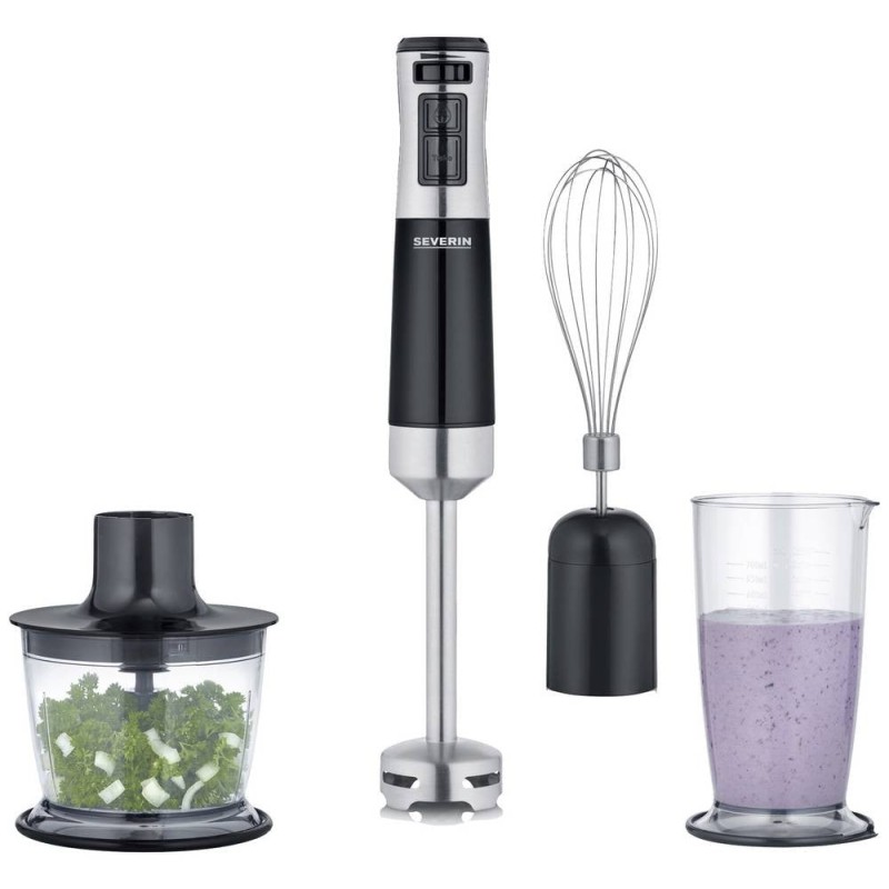 Severin SM 3772 frullatore 0.7 L Frullatore a immersione 600 W Nero,