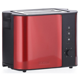 Severin AT 2217 toaster 2 slice(s) 800 W Metallic, Red - Severin AT