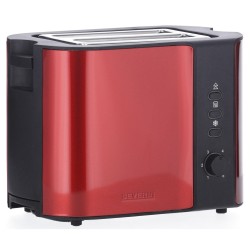 Severin AT 2217 grille-pain 2 tranche(s) 800 W Metallic, Rouge - Severin AT