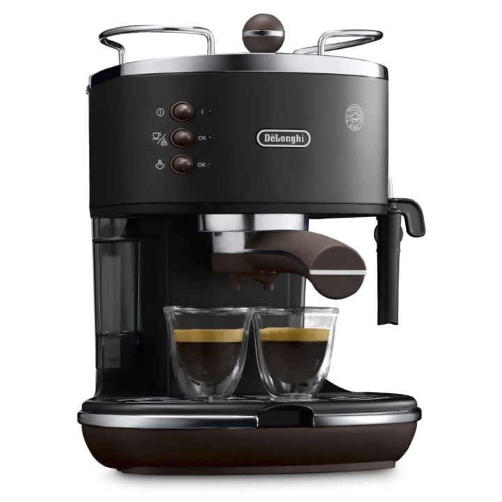 DeLonghi ECOV 311.BK Icona Vintage espresso coffee machine black