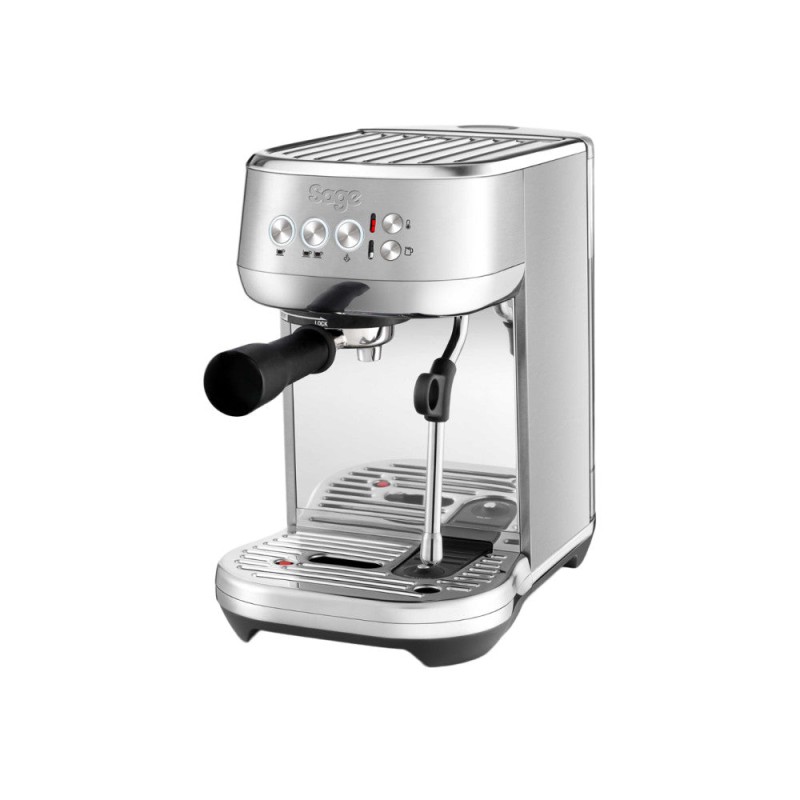 Sage Bambino Plus SES500BSS Espressomaskine sølv | Automatisk mælkeskummer