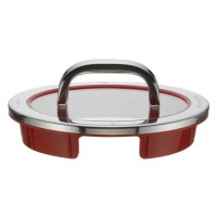 WMF 8900541245 pan lid Round Red, Stainless steel - WMF 8900541245,