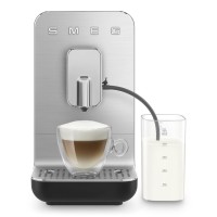 Smeg BCC13BLMUK Machine à café grain à tasse noire | Machine à espresso automatique