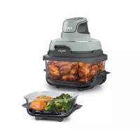 Ninja CRISPi 4-in-1 Portable Glass Air Fryer - Sage FN101UKSG - Ninja Air Fryers