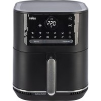 Braun HF5050 Single 6 L Stand-alone 2000 W Hot air fryer Black, Grey -