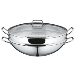 WMF 0792566040 pan set - WMF 0792566040, Wok/Stir-Fry pan, Stainless