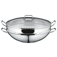 WMF 0792566040 pandesæt - WMF 0792566040, Wok/Stegepande, rustfrit stål