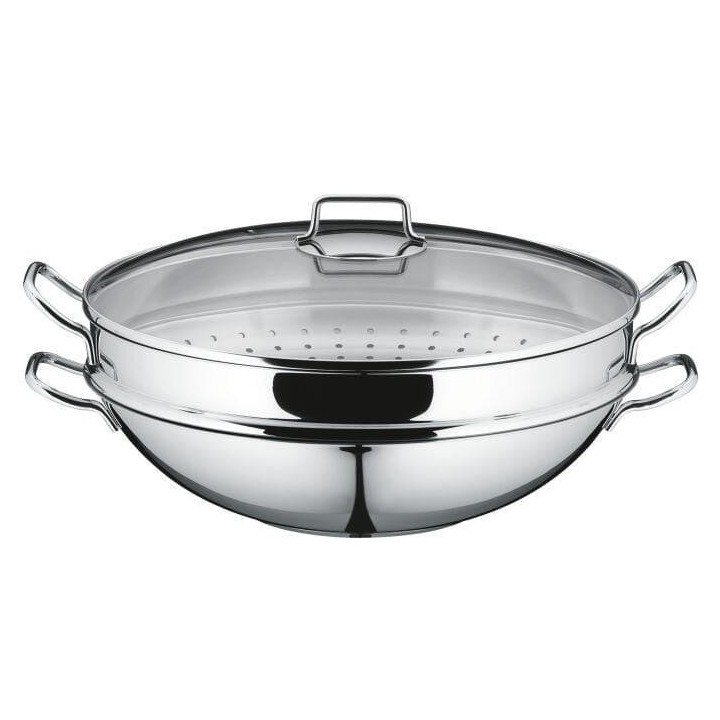 WMF 0792566040 pan set - WMF 0792566040, Wok/Stir-Fry pan, Stainless