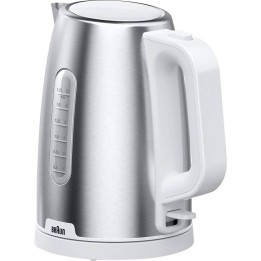 Braun WK 1500 GY electric kettle 1.7 L 2200 W Grey, Stainless steel -