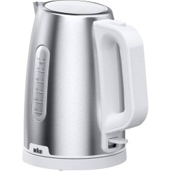 Braun WK 1500 GY elkedel 1.7 L 2200 W Grå, Rustfrit stål -