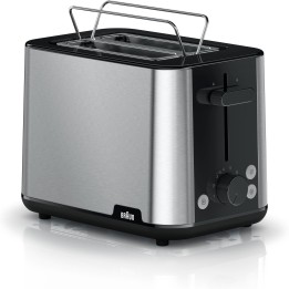 Braun HT101BI-HT1510BK 8 2 slice(s) 900 W Black, Stainless steel -
