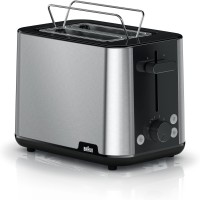 Braun HT101BI-HT1510BK 8 2 Scheibe(n) 900 W Schwarz, Edelstahl -