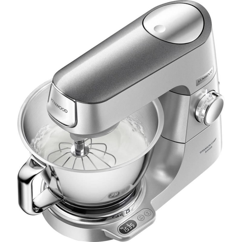 Kenwood KVC85.124SI foodprocessor 1200 W 5 L Sølv Indbyggede vægte -