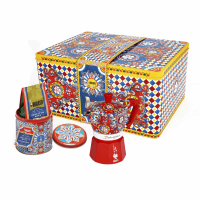 Bialetti X Dolce&Gabbana Sisilialainen Cart -lahjapakkaus (Moka 3 kuppi ja kahvi)