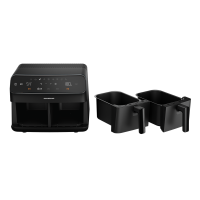 Grundig FR 7284 Airfit Twin Doppel-Heißluftfritteuse 8.5 lt Ölfreie Fritteuse